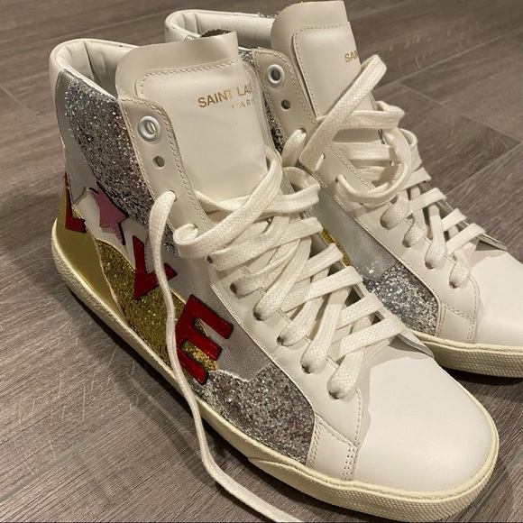 Saint Laurent Shoes - saint laurent love sneakers 38 1/2